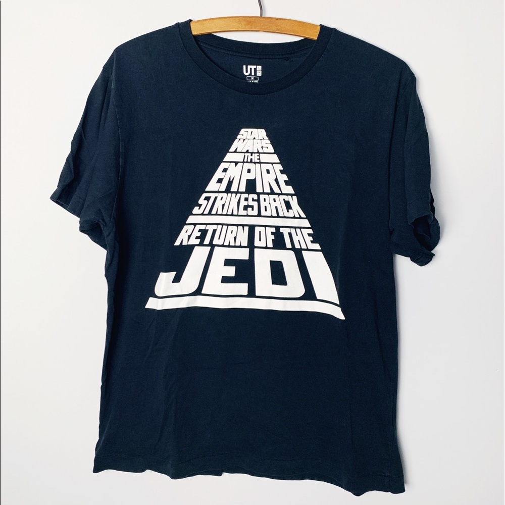 Black Star Wars Graphic Short Sleeve TShirt
